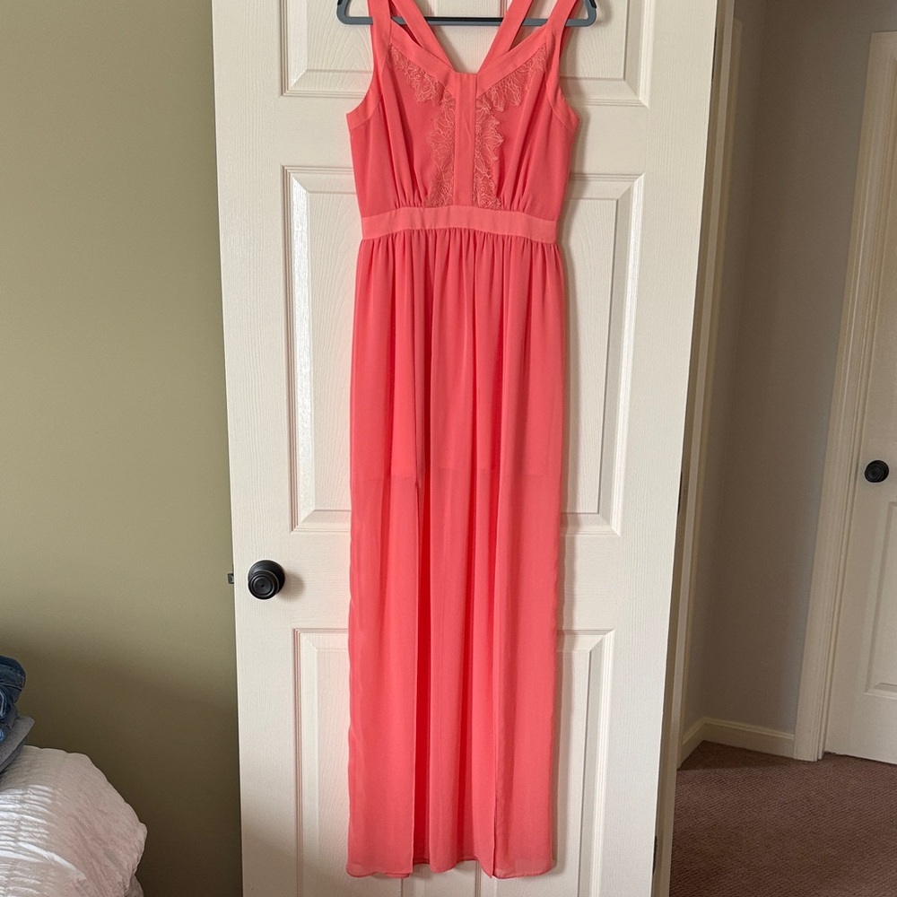BCBGeneration Vibrant Coral Dress